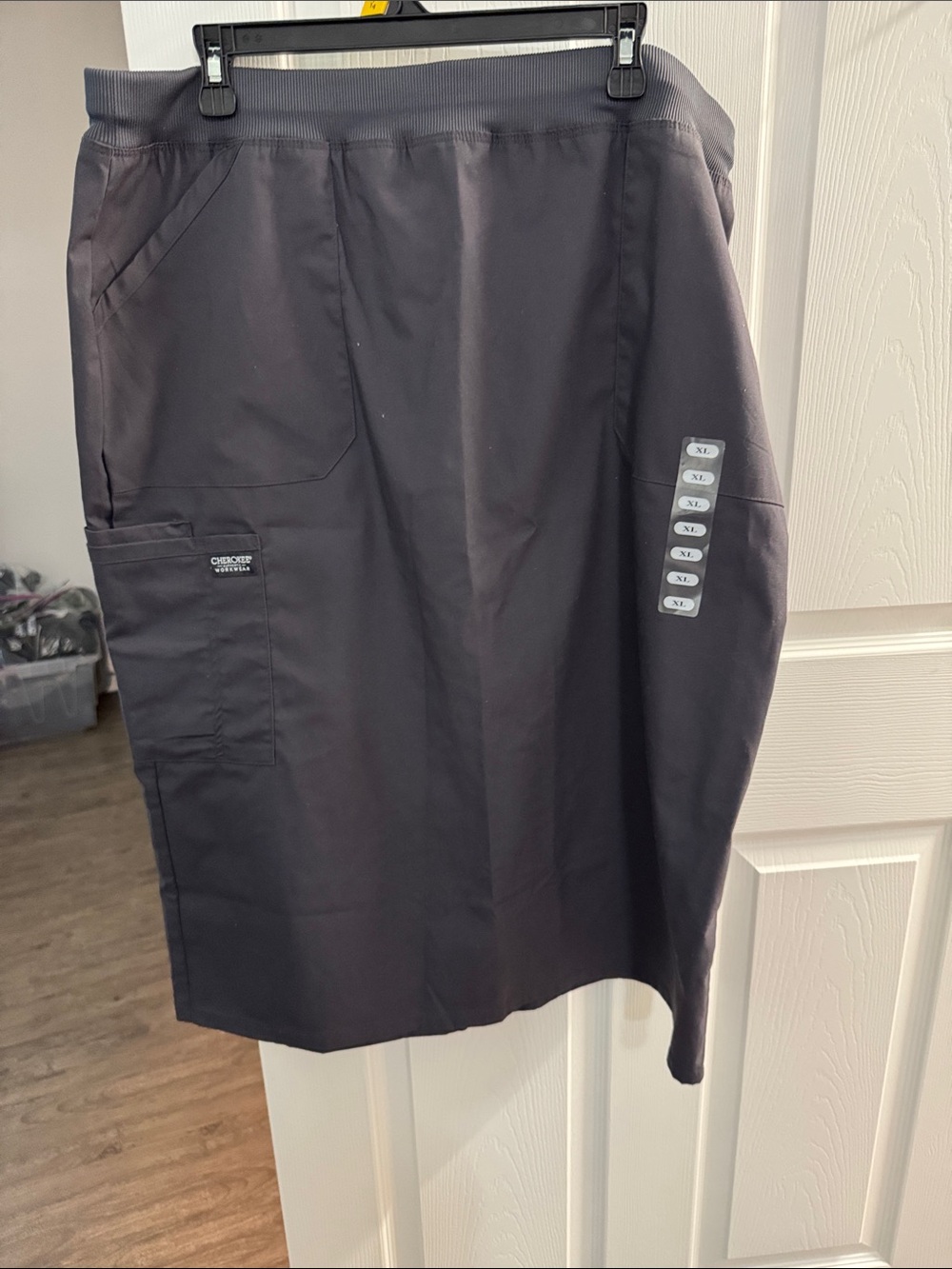 Cherokee Workwear Womens Cargo Scrub Skirt